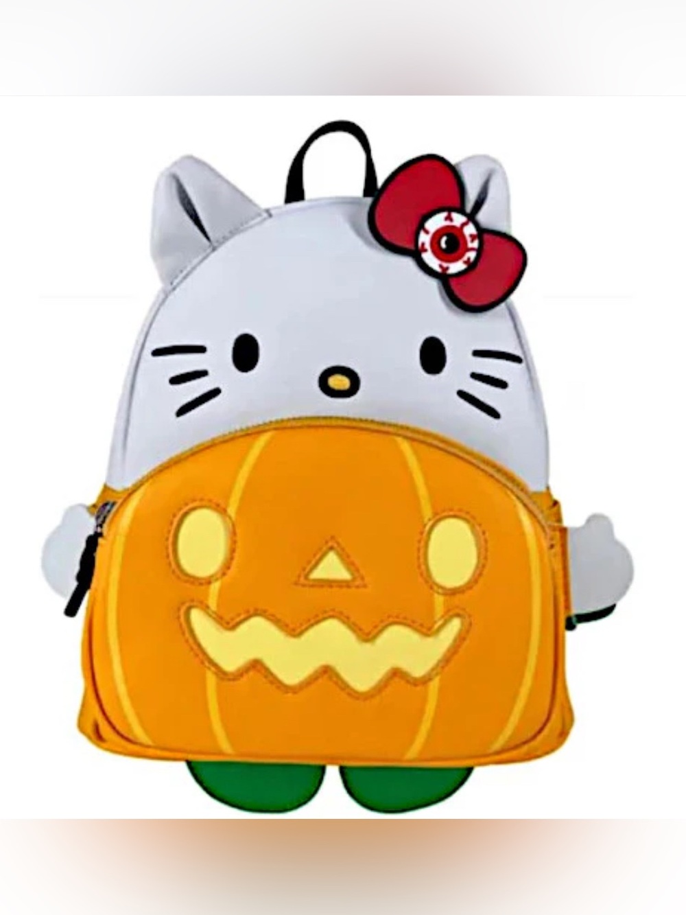 Sanrio Loungefly Glow Pumpkin Hello Kitty Bag - glow in the dark/ scent